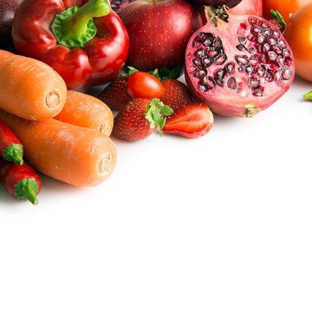 Variety of red vegetable and fruit; rich in anti-oxidants, vitamins